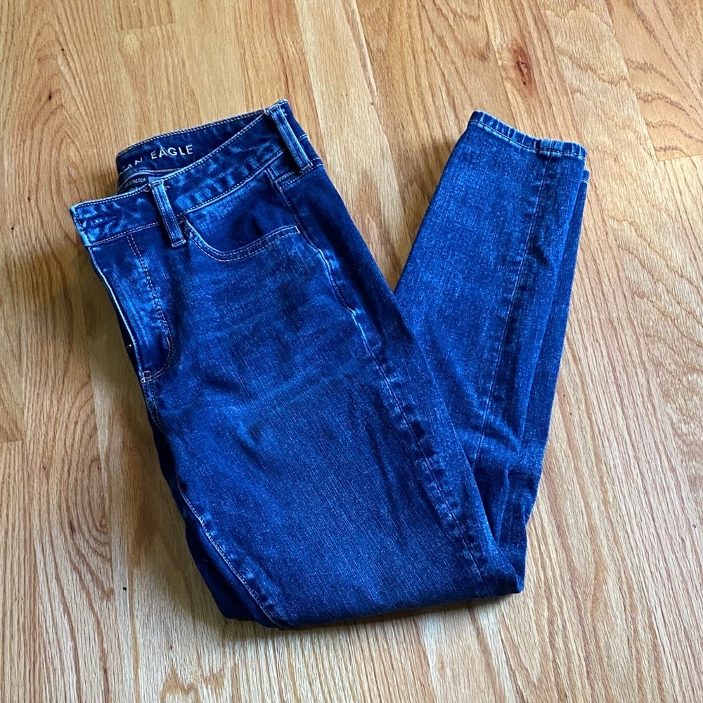American Eagle Outfitters Dark Blue Jeggings